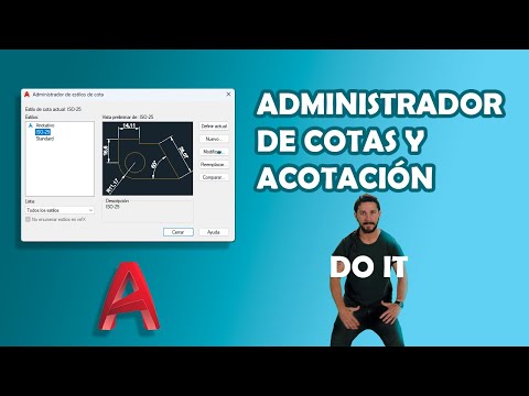 APRENDE lo ESENCIAL del ADMINISTRADOR de COTAS en AUTOCAD | APRENDER | DIBUJO