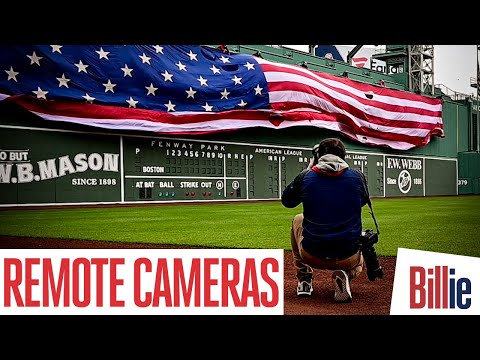 Using REMOTE CAMERAS For Sports Photography: FENWAY FLAG DROP!