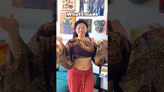 What I thrifted vs What I made! #sewingtutorial #beginnerprojects #fashiondesign #thriftflips