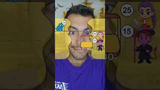 Cartoon character math brain test game #game #puzzlegame #cartoongame #mathgame