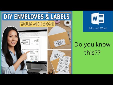 Print Your Own Envelope Fast With This Word Hack!