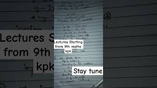 Countdown to Knowledge: Join the 9th Grade Math Revolution in KPK, September 20, 2023