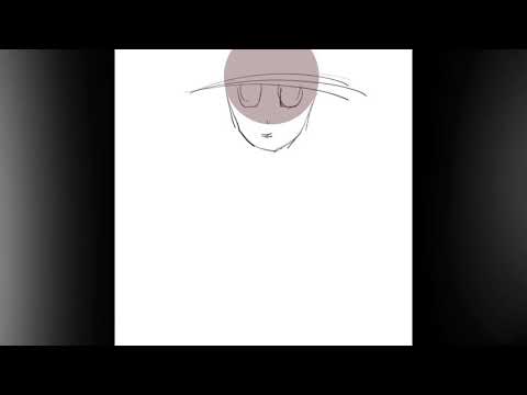 Create an anime character on iPad time lapse