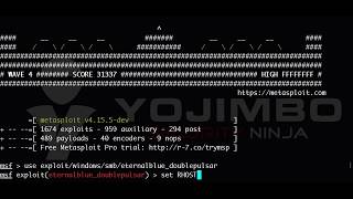 Kali, Metasploit, & DoublePulsar in Docker: A Powerful Combo | Yojimbo Security Ninja