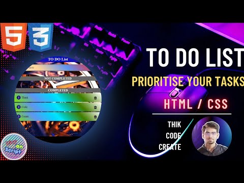 To Do List Using HTML/CSS & Basic JavaScript #html #css #webdevelopment #todolist