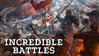 10 incredible battles that took place in history. Samurai. Conquistadors. Elephants...