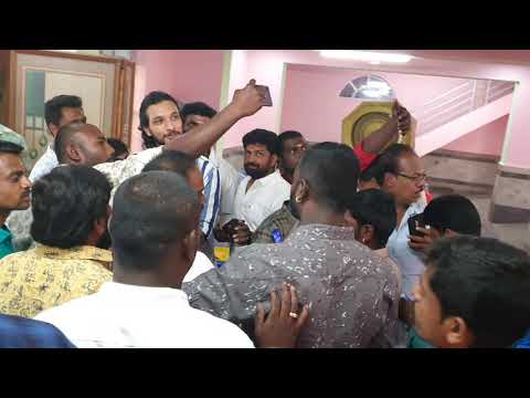 Gautham Karthik Selfie with Fans
