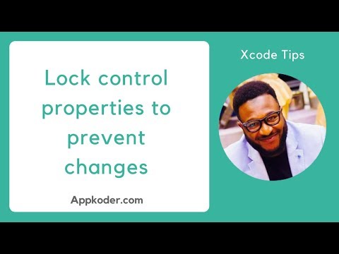 Lock control properties to prevent changes