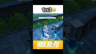 1vs3 easy clutch #shorts #shortsfeed #shortvideo #subscribe #hrxkittu #bgmi #pubg