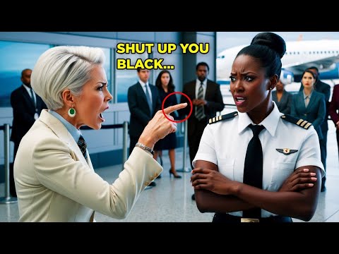 Racist Karen INSULTS Black Female Pilot, What Happened Next Shocked Everyone..(REPOSTED RIGHT STORY)