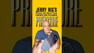 JerryRig Tests iPhone Air Bend – 216 Pounds! Screen Still Works!