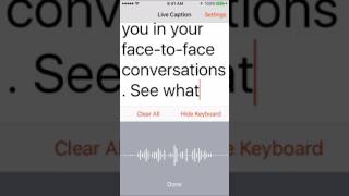 Live Caption App Demo