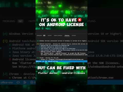 Flutter Doctor Config | Flutter Tutorials