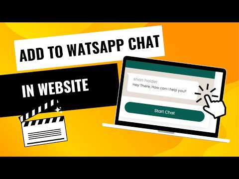 How to Add Whatsapp Chat to HTML Website (Easy 2024).
