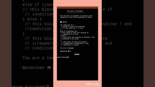 One minute Java. #java #conditionalstatements #elseif  #programming #coding #tutorial #javabasics