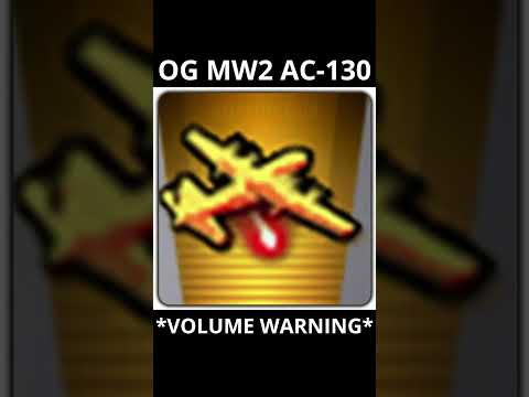 Enemy AC130 "Scream of Death" - Original Modern Warfare 2 #shorts #callofduty #nostalgia