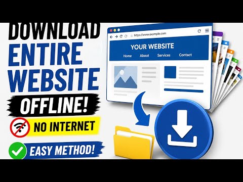 How to download an entire Website into offline mode(No internet) 2018!!!!