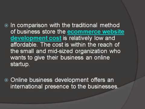 ecommerce website development cost