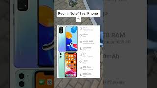 Apple iPhone 11 vs Xiaomi Redmi Note 11