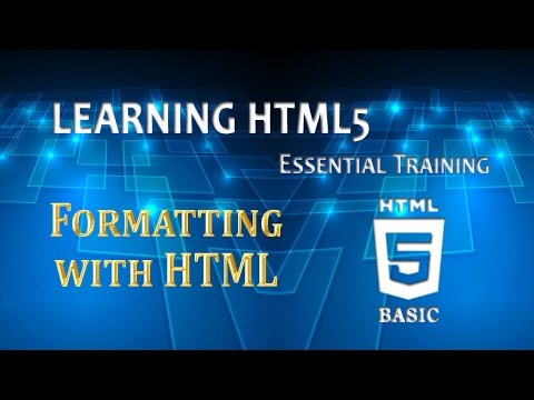 01. HTML Basics-Formatting With HTML