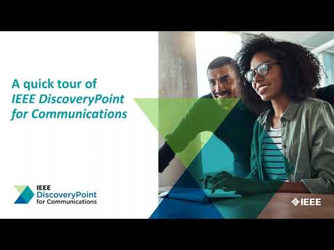Quick Tour of IEEE DiscoveryPoint for Communications Platform- Korean