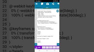 CSS loader #css3course #mobilecoding
