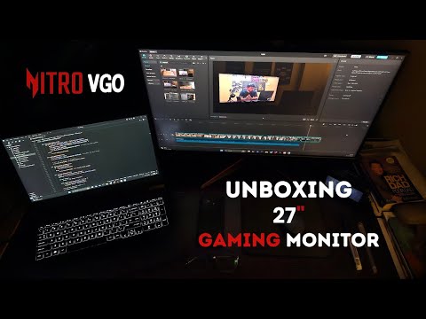 Productivity and Gaming monitor unboxing | Acer Nitro VGO 27" 180Hz monitor | Setup upgrade 2025