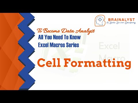 Cell Formatting - Macros | Excel Macros | Excel VBA Macros | VBA Macros | Excel Automation | Macros