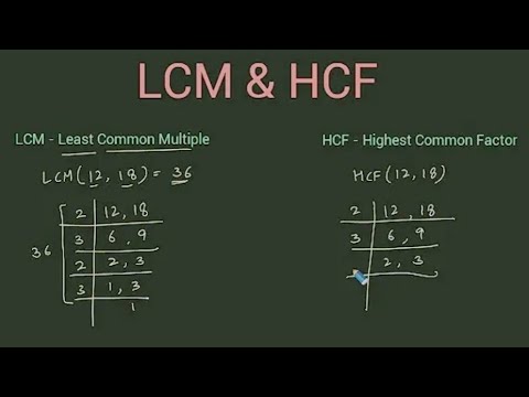 What is LCM & HCF? | Simple Explanation and Difference with Examples