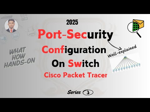 S3 | Port-Security Configuration | Cisco Packet Tracer | Violation | #cisco  #networking