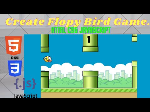 Create Flappy Bird Game  With JavaScript & HTML | source Code | JavaScript Project For Beginners