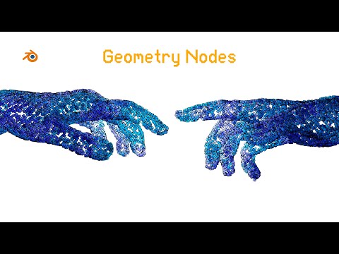 Reimagining Adam’s Hand with Blender Geometry Nodes