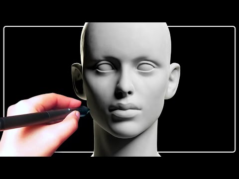 Sculpting a Full Female Character - Part 1: Head | Blender 3D