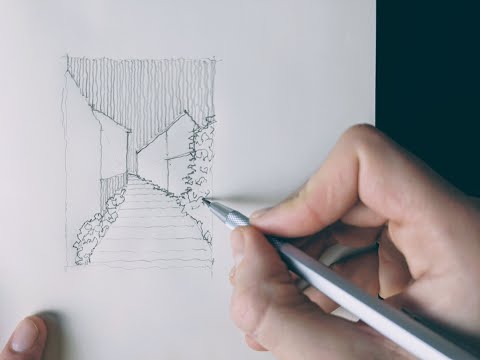 Architectural Skill Building: One Simple Drawing Technique