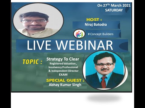 How to clear registered value exam, insolvency professional exam and independent director exam