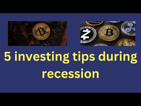 5 investing tips during a recession