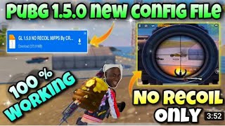 Pubg mobile global update version 1.5 No Recoil config file only #pubgnorecoil #zerorecoil #pubg