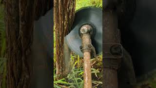 Precision Tree Cutting with Disc Blade 🌲⚙️ #LabeeqAgriFarm #AgriTools #FarmMaintenance
