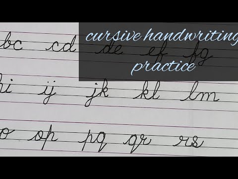 Cursive Writing Skills || Handwriting Practice Step By Step || #cursivehandwriting #alphabet