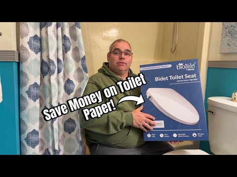 How to Install a High Efficiency Bidet Toilet Seat! No Power Required!