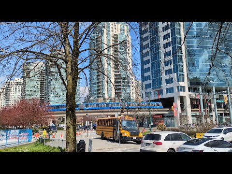 SkyTrain Mark V Action at Main Street-Science World! Spring 2025