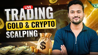 Live Crypto And Gold Scalping Trading  | 18 Feb 2026 #cryptoscalping #xauusdlive