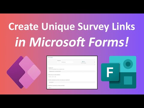Generate Custom Survey Links for Free in Microsoft Forms and Power Apps!