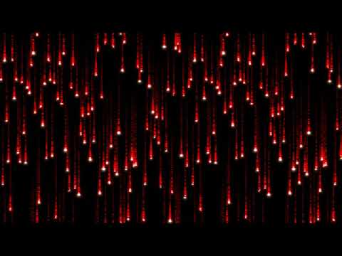 4K Wallpaper 3h Falling Red Things Rain ( matrix code rain ) ( background )