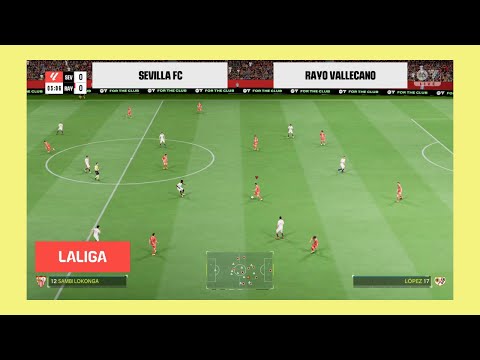 EA Sports FC 25 | Sevilla FC vs Rayo Vallecano | Full Match | #eafc25 #spanishfootballteam