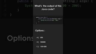 What is the output?