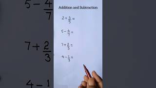Addition and Subtraction | Basic mathematics | #maths #basic #viral #shorts