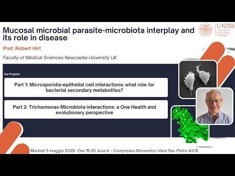 Seminario dal titolo "Mucosal microbial parasite-microbiota interplay and its role in disease"