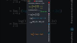 JEE Main Problem Related to Continuity of Function #jeedailyconcepts #limitsandcontinuity