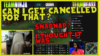 Caedrel Thought SNAPNAP Was Called What? MR Beast vs Ninja ULTIMATE CROWN #mrbeast